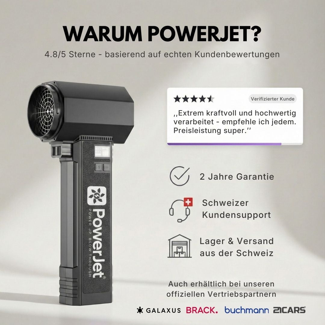 PowerJet® | Your jet for drying &amp; cleaning